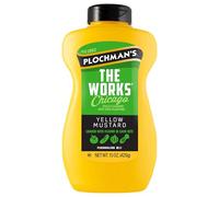 Plochman, The Works Mustard, 15 oz, Perfect for Chicago-Style Hot Dogs