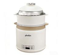 Plodon One Touch Multi Cooking Pot, Rice Cooker with Steamer, 2.3L Non-stick Electric Slow Cooker Steamer Hot Pot, Auto Keep Warm, Multifunctional Cooker for Soup, Oatmeal , Rice, Noodles （with Rice S