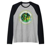 Plogging Crew Stadt Sauber Herz Leicht Adventure Raglan Baseball Tee