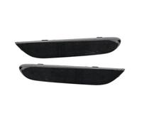 PLOIKGD Car Rear Bumper Reflector Compatible With Rogue 2014 2015 2016 26565JJ90A 26560-JJ90A 1 Pair Car Rear Left And Right Bumper Reflector Light Lens Without Bulb(Black)