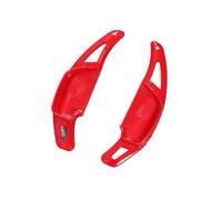 PLOIKGD Gear Paddle Extension Compatible with Toyota for RAV4 2013-2017 for Nova for Fortuner 2015-2019 Shift Paddle Steering Wheel Paddle Paddle Shifter 2Pcs(Red)