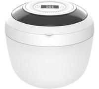 Ploise Ultrasonic UVC Denture Dome Cleaning Device - with UV Sanitizer,Intelligent Preset Modes, Ultra-Quiet Operation (<45dB), Eco-Friendly Solution, Durable Titanium Alloy Basket. (White)