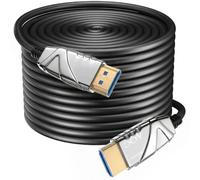 Ploiwue 8K 0.6M HDMI Glasfaserkabel 48Gbps AOC 2.1 extra langes Ultra High Speed Kabel 8K@60Hz, 4K@120Hz / 144Hz Dynamic HDR eARC Dolby HDCP2.2.HDMI 2.1 Kompatibel mit PS5 Xbox SeriesX PC TV