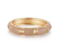 PLOJOP Bohemian Cuff Bangle For Women Chunky Gold Bracelets Trendy Hinged Cuff Open Wide Gold Bracelet Minimalist Bangle Boho Jewelry, Non Adjustable, Zinc, no gemstone