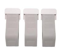 Plomevry 3Pcs Door Stoppers Rubber Door Stop, Door Wedge Stoppers Floor Works on Multi Floor Surfaces, Door Security and Jammer