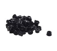 Plomevry 60 Pcs Universal TapeRed Black Bumper Pad Washer 15mmx10mm
