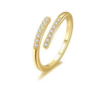 PLOMFOV 14K Gold Filled Gold Toe Rings for Women Adjustable Toe Rings Non Tarnish Solid 14K Real Gold Toe Ring, Copper, No Gemstone