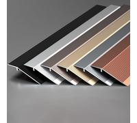 PLONARFIX 90cm Door Threshold Ramp Floor Edge Trim Strip,Extra Wide 10cm,Interior Metal Thresholds For Doorways,door Thresholds For Exterior Doors(Black)