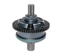 PLOQAZEH For Arrma For Kraton For Outcast For BLX For Mojave 4S V2 1/10 1/8 57T ARA311165 Metal Center Differential Upgrade Parts Accessories RC Car Upgrade Part(Gray)
