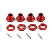 PLOQAZEH For Arrma For Typhon For Infraction For Limitless F1 6S 1/8 17MM Hex Hub RC Car Upgrade Modifications Replacements Accessories RC Car Upgrade Part(Red)