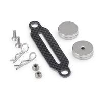 PLOQAZEH For Axial For SCX10 90028 90027 1/10 Invisible Body Post Mount Kit RC Crawler Car Shell Bracket Upgrades Replacements Parts RC Car Upgrade Part