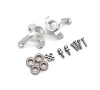 PLOQAZEH For Losi Micro-B LOS00007 1/24 Metal Steering Cup 2WD RC For Buggy Model Car Repairs Replacements Modifications Fittings RC Car Upgrade Part(Silver)