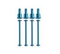 PLOQAZEH For WLtoys A949 A959 A969 A979 1/18 8PCS Aluminum 51.5mm Dogbone Diff Cup Joint Set RC Car Upgrades Replacements Parts Rc Drive Shaft Models(Blue)