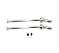 PLOQAZEH Models For Arrma For Typhon 1/8 For Infraction For Limitless 6S For BLX 1/7 4pcs Metal Front And Rear Drive Shaft CVD RC Car Repair Parts(Silver,Front)
