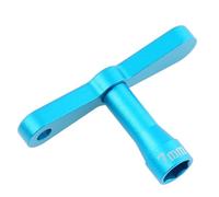 PLOQAZEH Parts for TRX4M for SCX24 AX24 for FCX24 FCX24M for Ascent-18 1/18 1/24 Metal Wheel Hex 7mm Nuts Sleeve Wrench Tool RC Crawler Car Upgrade Parts(Blue)