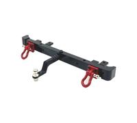 PLOQAZEH Rc Bumper Modification For Mn For Mn82 LC79 1/12 Metal Upgraded Rear Bumper Trailer Hook RC Car Parts Replacement Accessories Modified(Black)
