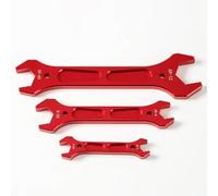 PLOQAZEH RC Car Disassembly Tool for Universal Parts RC Car Repair and Modification Tool Wrench Hose Joint Socket Adjustable Set AN3 AN4 AN6 AN8 AN1(Wrench1 Set (3pcs))