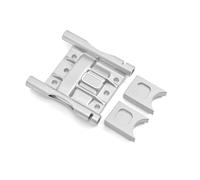 PLOQAZEH RC Car Upgrade Part For Arrma 6S For Kraton For Senton For Typhon For Outcast For Limitless For Mojave 1/8 1/7 Metal Center Differential Cover Mount Rc Car(Silver)
