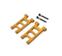 PLOQAZEH RC Car Upgrade Part For MJX 14301 14302 1/14 Metal Lower For Swing Arm After RC Car Truck Off-road Tracked Vehicle Parts And Accessories Upgrade Replacement Use(Yellow)