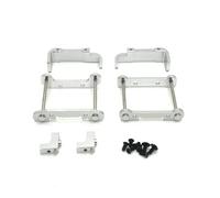 PLOQAZEH RC Car Upgrade Part For Wltoys 144001 144010 144016 144018 124017 124019 124007 124008 Metal Arm Code Servo Mount Battery Holder Rc Car Parts Replacement(Silver)