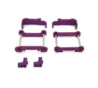 PLOQAZEH RC Car Upgrade Part For Wltoys 144001 144010 144016 144018 124017 124019 124007 124008 Metal Arm Code Servo Mount Battery Holder Rc Car Parts Replacement(Purple)