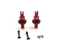 PLOQAZEH RC Car Upgrade Part For Wltoys 284161 284010 284131 K989 K979 K969 P929 P939 2pcs 1/28 Metal Differential RC Car Accessories Upgrades And Replacements(Red)