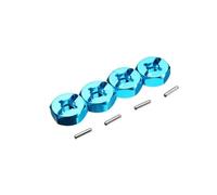 PLOQAZEH RC Car Upgrade Part For Wltoys A949 A959 A969 A979 K929 1/10 1/18 4Pcs Hexagonal Combiner Wheel Rim Hex 7Mm Upgrade 12Mm Metal Adapter Rc Car Parts Replacement