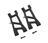 PLOQAZEH Rc Components For HNR For Dodge H9802 Werewolf H9803 E30 RC 1/10 Metal Accessory Remote Control Flat Sports Car Rear Lower Arm Component(Black)