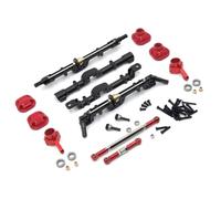 PLOQAZEH Rc Components For MN D90 D91 D96 D99S FJ45 For Defender 1/12 Metal Upgrade Front And Rear Axle Assembly Differential RC Car Parts(Black)