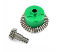 PLOQAZEH RC Crawlers Models For Arrma For Kraton For Senton Big For Rock For Granite For Outcast 4x4 1/10 Metal Diff Case Gear 37T Input 13T Upgrade Parts(Green)