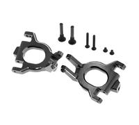 PLOQAZEH RC Crawlers Models For Arrma For Mojave 4S 1/8 For Kraton For Outcast 4X4 For BLX 1/10 RC Car Upgrade Parts Metal C Hub Carriers Caster Blocks(Black)