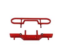 PLOQAZEH RC Crawlers Models For FMS FCX24M For Camel Cup D90 D110 For Range For Rover For Discovery 1/24 First Generation RC Metal Parts Front Bumper(Red)
