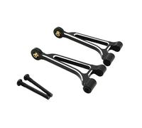 PLOQAZEH RC Crawlers Models For MJX For Hyper Go 14211 1/14 Metal Rear Upper Arm Carrier For Swing RC Car Upgrade Parts Model Accessories Replace(Black)