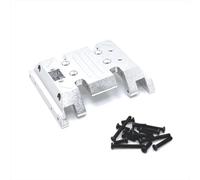 PLOQAZEH RC Crawlers Models For MN For MN128 MN86 G500 1/12 Metal Medium Wave Box Bottom Plate RC Car Parts Model Upgrade Modified Replacement Replace(Silver)