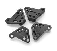PLOQAZEH RC Crawlers Models For Traxxas For MAXX V2 89086-4 For WideMaxx 1/10 Upgrade Parts Metal Heighten Front And Rear Shock Absorber Lower Mount Bracket