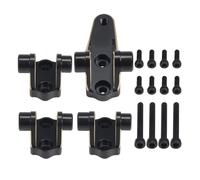 PLOQAZEH RC Crawlers Models For TRX-4 For Bronco For Defender 8227 1/10 CNC Brass Link Mounts Front Rear Axle Suspension Mounting Set RC Crawler Upgrade