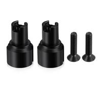 PLOQAZEH RC Differential Cup Set For Granite For Grom For Typhon 1/18 For Mojave Mega 380 1/14 Metal Front And Rear Diff Outdrive Differential Cups RC CAR