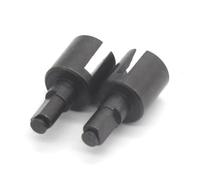 PLOQAZEH RC Differential Cup Set For HSP 02032 1/10 RC Car Model Spare Parts 02024 For Universal Joint Cup C 2PCS Upgrade Accessories Black For Silver(Black)