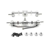 PLOQAZEH RC Models Parts For MN For MN168 1/12 RC Car Upgrade Parts Metal Portal Axle Kit Front And Rear Assembly 12mm Adapter(White)