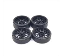PLOQAZEH RC Models Parts For WlToys 1/28 K969 K979 K989 K999 P929 P939 284131 Iw04m Iw02 Rm02 Rm03 For Dgawd For MINI-Q For KYOSHO RC Car Parts 27mm Drift Wheels(Black)