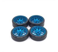 PLOQAZEH RC Models Parts For WLtoys For MINI-Q For KYOSHO K969 K979 K989 K999 P929 P939 284131 Iw04m Iw02 Rm02 Rm03 Dgawd1/28 RC Car Parts 27mm Drift Wheels(SKY BLUE)