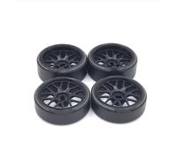 PLOQAZEH RC Models Parts For WlToys K969 K979 K989 K999 P929 P939 284131 Iw04m Iw02 Rm02 Rm03 For Dgawd For MINI-Q For KYOSHO 1/28 27mm Drift Wheels(Black)