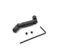 PLOQAZEH RC Models Parts For WPL D12 C14 C24 C34 B14 B16 B26 For HengLong For FeiYu For JJRC For MN RC Car Parts Upgrade Metal Drive Shaft(Black)