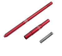 PLOQAZEH RC Repairs Models For Arrma For Mojave 4X4 4S For BLX 1/8 Aluminum Alloy Center Slider Driveshaft Set Drive Shaft Upgrades Parts(Red)