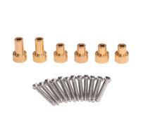 PLOQAZEH RC Repairs Models For MN82 LC79 MN82SPro 1/12 Brass Car Shell Raise The Column Heighten Bracket Modified Big Wheel Special Upgrade Parts Accessory