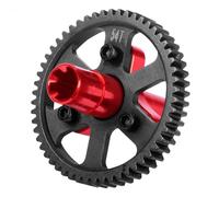 PLOQAZEH RC Repairs Models For Traxxas For Slash For Stampede For Rustler For VXL 1/10 Harden Steel Spur Main Gear 50T 52T 53T 54T 32Pitch 0.8M 6842 6843 3956 RC(54T)