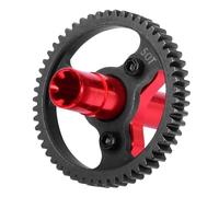 PLOQAZEH RC Repairs Models For Traxxas For Slash For Stampede For Rustler For VXL 1/10 Harden Steel Spur Main Gear 50T 52T 53T 54T 32Pitch 0.8M 6842 6843 3956 RC(50T)