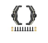 PLOQAZEH RC Repairs Models For TRX4M For Defender 1/18 Brass Weight Steering Link Blocks Knuckles Diff Cover Caster Blocks RC Crawler Car Upgrade Parts(Size 1)