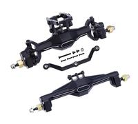 PLOQAZEH RC Repairs Models For TRX4M K10 1/18 Aluminum CNC Upgraded Front Rear Portal Axle Assembly Axles Kit Ground Clearance +5.5MM Upgrade Parts(1 Set)