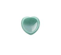 Plorede Green Aventurine Worry Stone - 1Pcs Polished Heart Crystal for Mindfulness & Reiki, Healing Crystal Gifts for Women, Wellness & Balancing Green Gifts (Green)